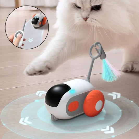 Remote Control Interactive Cat Car Toy USB Charging Chasing Automatic Self-moving Remote Smart Control Car Interactive Cat Toy Pet Products - Picca Pets