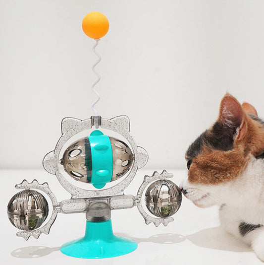 Pet Supplies Cat Pinwheel Toy Sucker Leaky Ball - Picca Pets